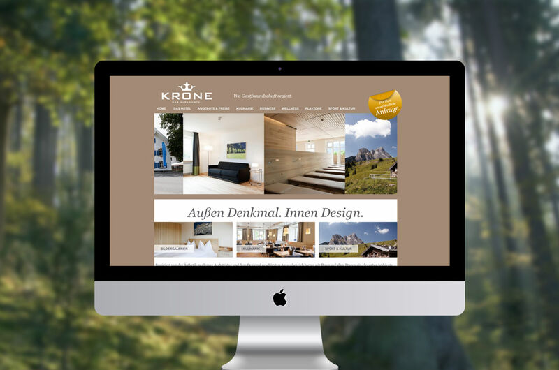 MASSIVE ART – Website-Relaunch für Alpenhotel Krone