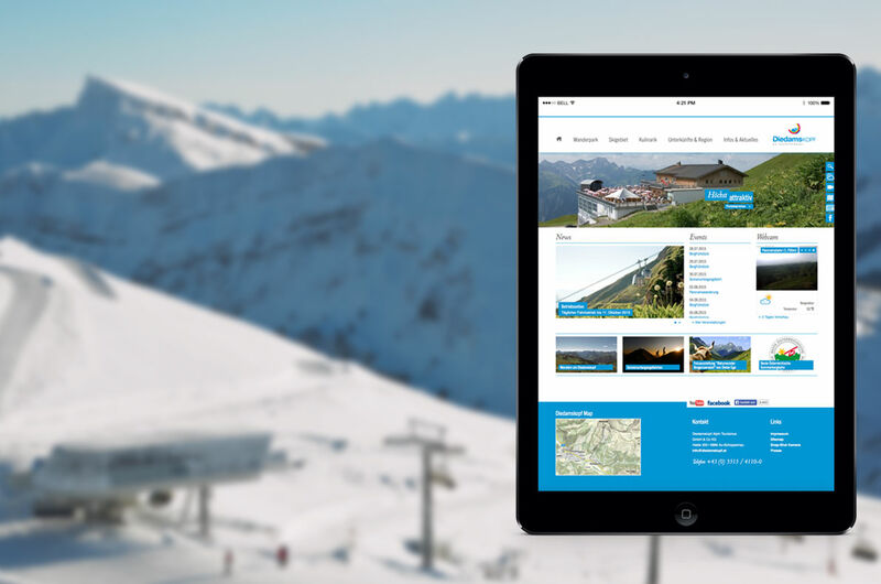 MASSIVE ART – Website-Relaunch für Diedamskopf Tourismus