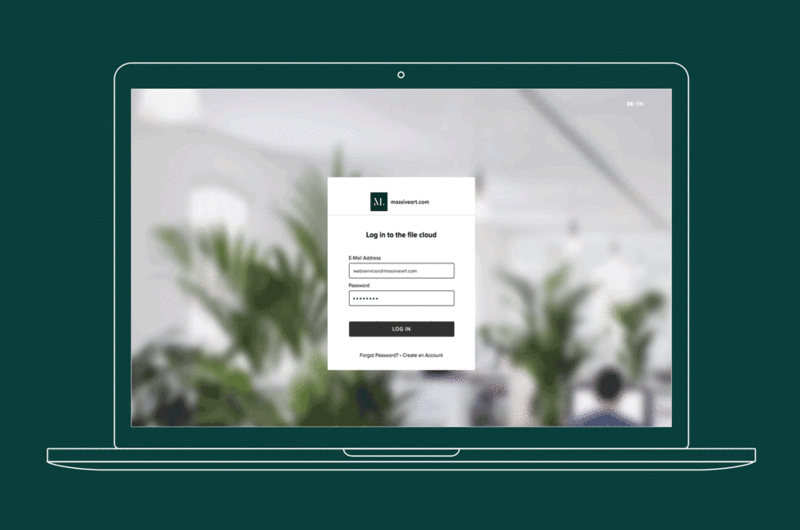 Sicherer Datenaustausch mit der yourfileshare-Solution MASSIVE ART