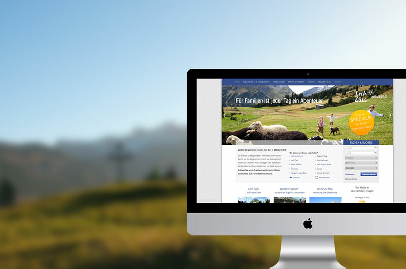 MASSIVE ART – Website-Relaunch für Lech Zürs Tourismus