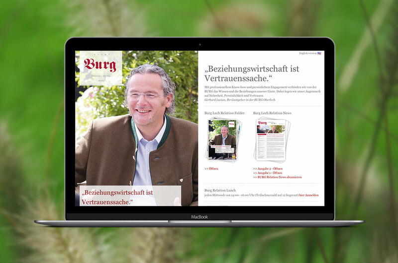 MASSIVE ART – Website-Relaunch für Burglech