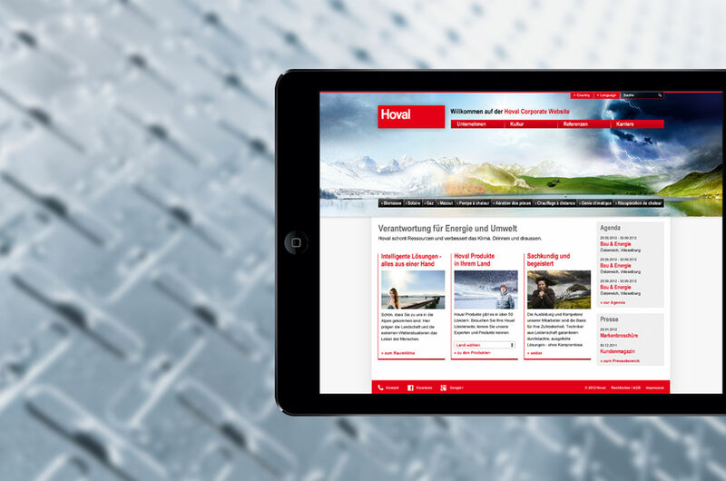 MASSIVE ART – Website-Relaunch für Hoval
