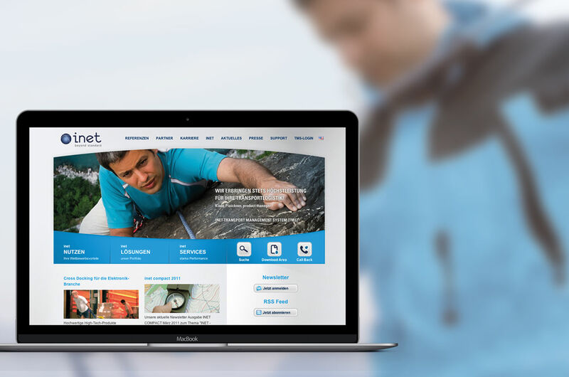 MASSIVE ART – Website-Relaunch für inet logistics