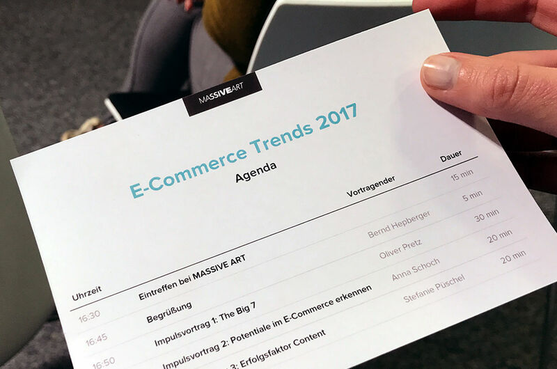 Trends im E-Commerce Herbst-Event MASSIVE ART